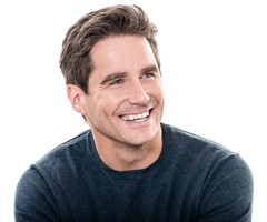 Man with healthy attractive smile