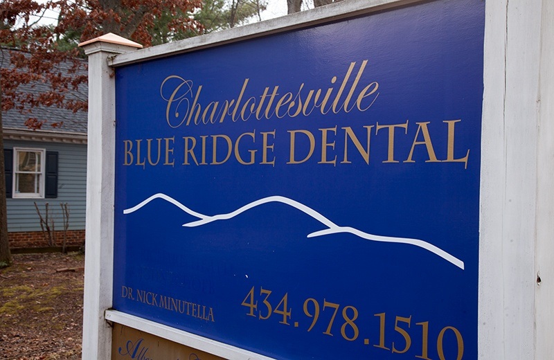 Charlottesville Blue Ridge Dental sign