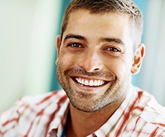 Man with healthy smile