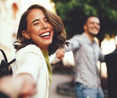 Smiling woman